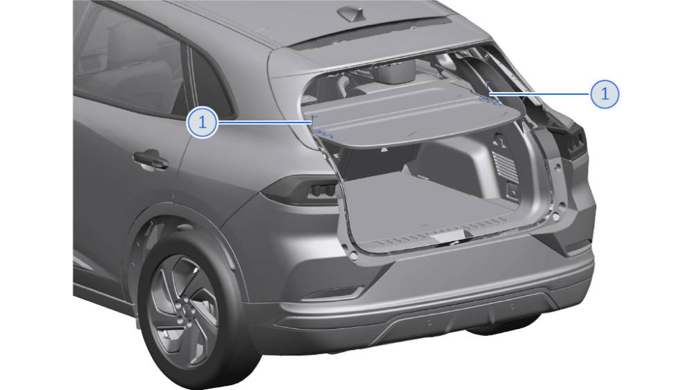 khoang chứa đồ trên VF8