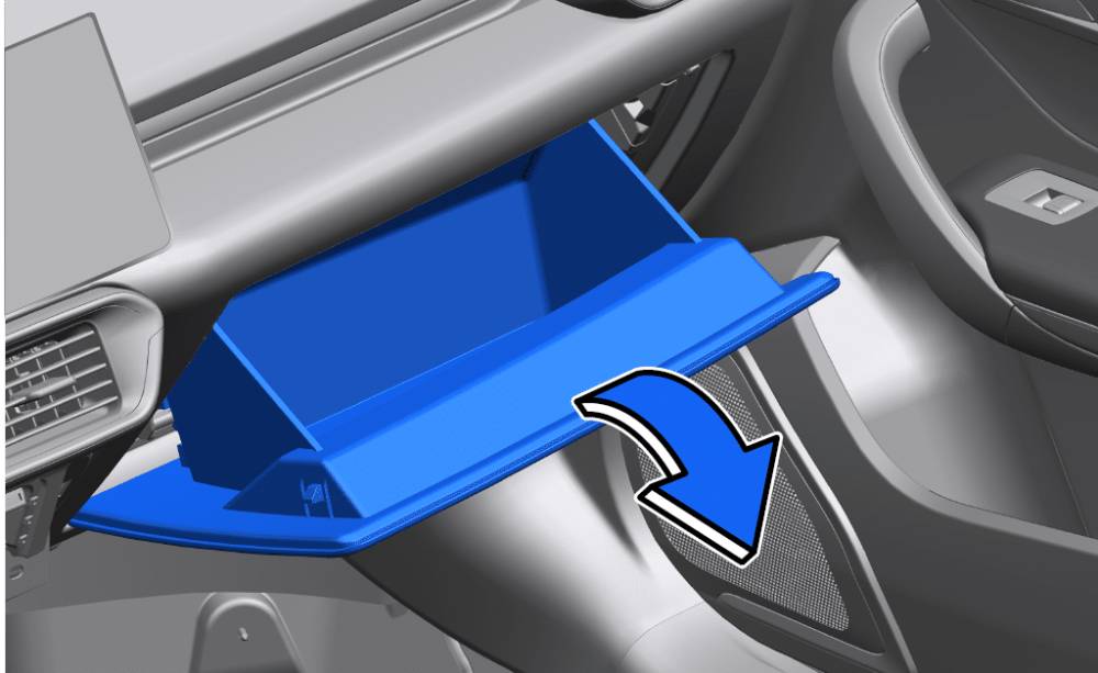 khoang chứa đồ trên VF8