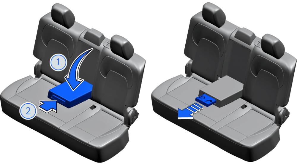 khoang chứa đồ trên VF8