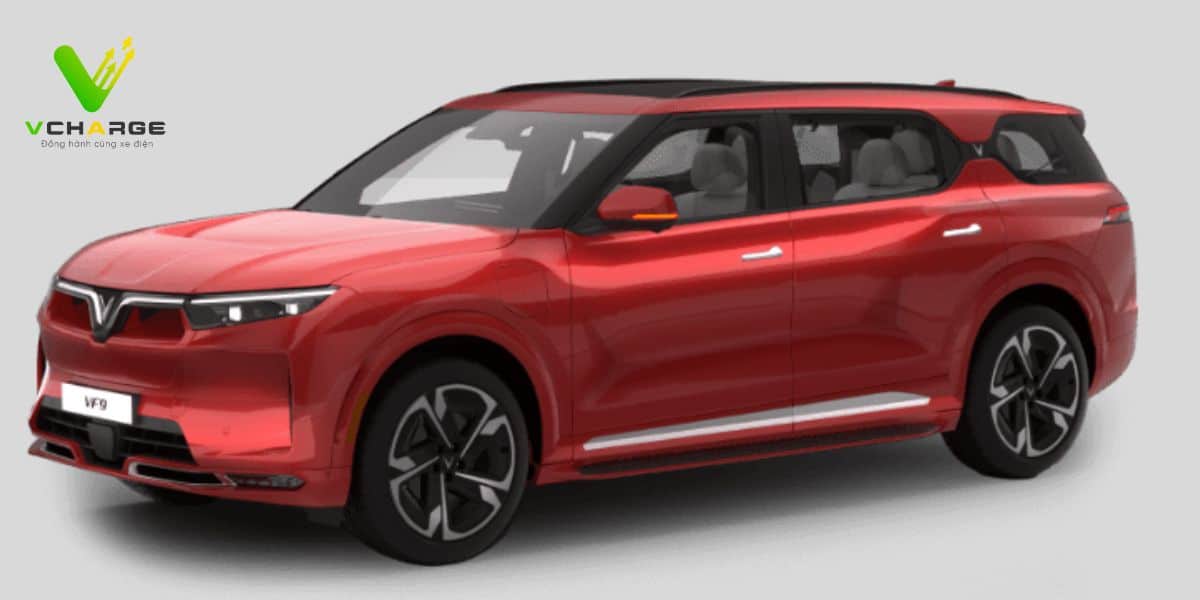 VinFast VF9 màu Đỏ (Crimson Red)