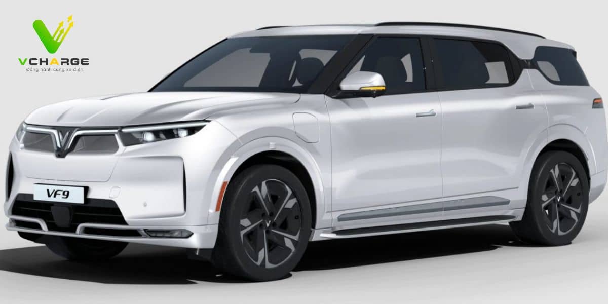 VinFast VF9 màu Trắng (Brahminy White)