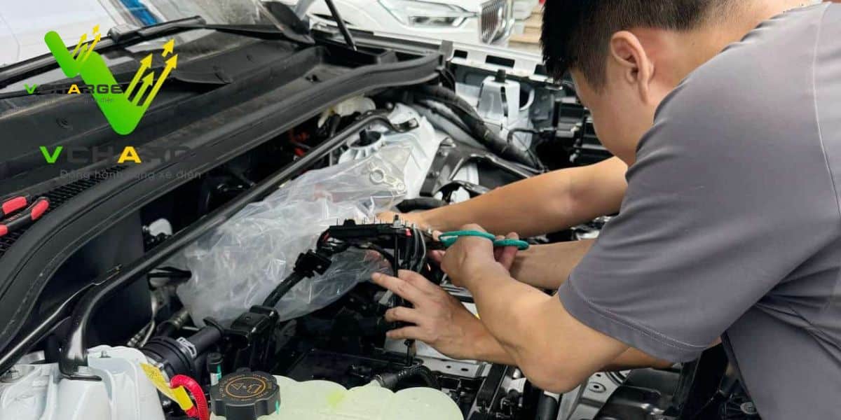 Lắp đặt Acquy LFP 80Ah